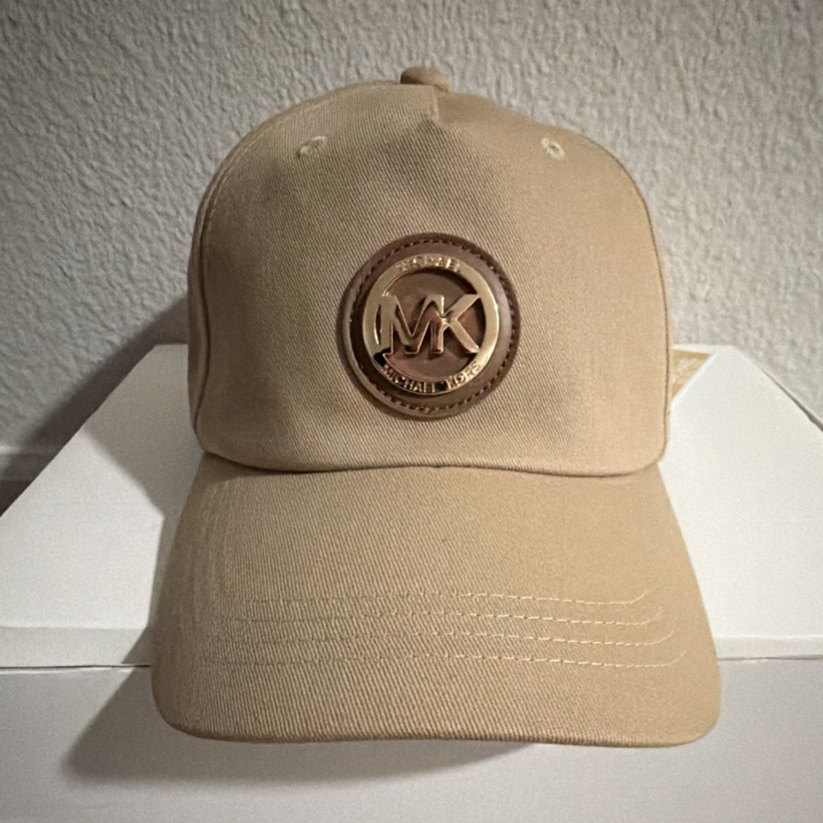 Michael Kors MK Logo Beige Adjustable Men display picture 2