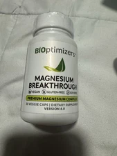 BiOptimizers Magnesium Breakthrough 4.0 Premium Mangnesium Complex (30 Capsules)