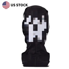 US STOCK Drummer Mask Band Sleep Black Balaclava Cosplay Prop Replica Halloween