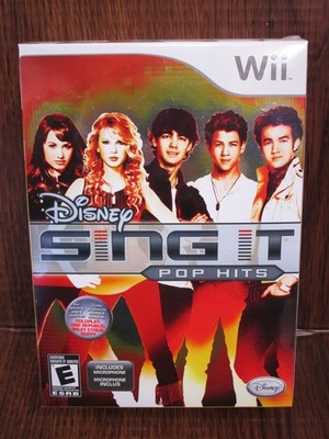 Video Game Wii Disney Sing It Pop Hits includes microphone NEW SEALED