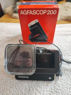 Agfa Diabetrachter Agfascop 200 in OVP, Retro 1970er Jahre, elektrisch 220 V