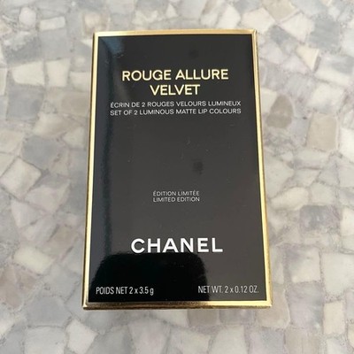 Chanel Rouge Allure Velvet Rendezvous Set 478 479 Gold Limited