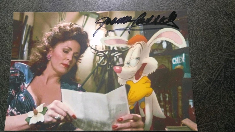 JOANNA CASSIDY As DOLORES Hand Signed Autograph PHOTO -- WHO FRAMED ROGER RABBIT