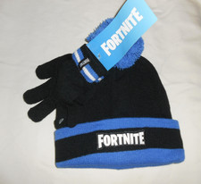 FORTNITE EPIC GAMES BOYS 2-PIECE HAT AND GLOVES SET NEW