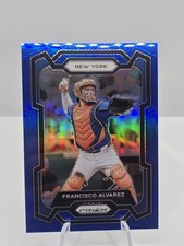 Francisco Alvarez #'d/199 2024 Panini Prizm Baseball Blue Prizm #84 New York 