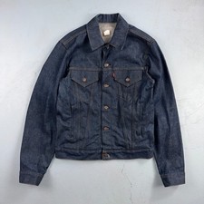 Levis Dark Blue Vintage Denim Jacket 80s Type 3 Size 42 Made In USA Button 52