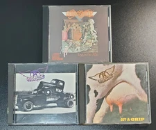 Aerosmith 3 CD Rock Lot Toys In The Attic Pump Get A Grip 