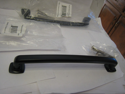 2 Decorative Hardware Resources Belcastel  MO6373-160 MB Matte Black