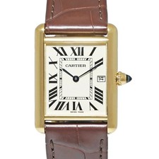 CARTIER Tank W1529756 Silber Gehäusegröße 33,7 mm x 25,5 mm Gebrauchte...