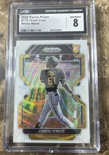 2022 Panini Prizm - Tier II Oneil Cruz #118 White Wave Prizm (RC)