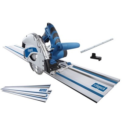 Scheppach Tauchsäge PL55 Handkreissäge Tauchkreissäge 1200W + 2 Führungschienen