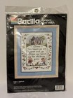 Bless This House Family Sampler Stamped Cross Stitch Kit Bucilla NIP 11x14