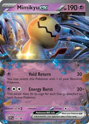 Pokemon Scarlet & Violet Promo Double Rare Mimikyu ex SVP004 - Near Mint (NM)