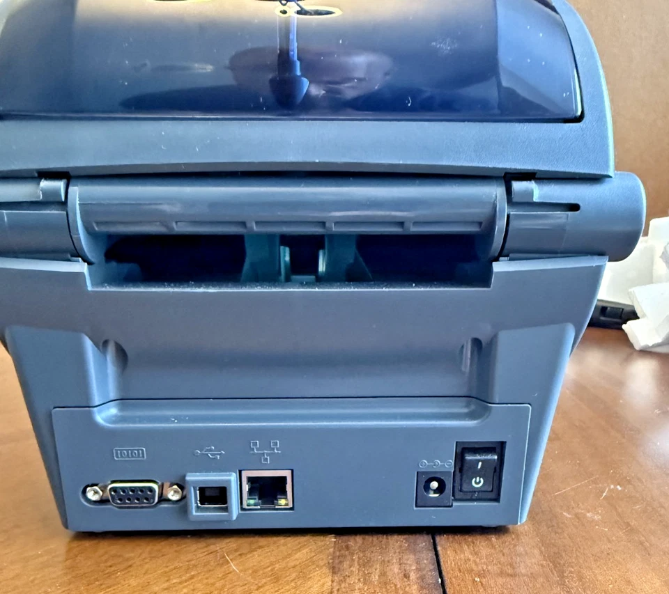 Zebra GX430T Thermal Printer USB and Ethernet GX43-102411-000 Grade A & peeler - Image 4 of 4