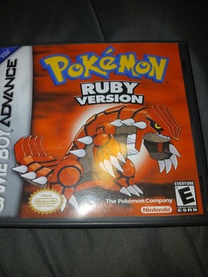 Pokemon Gameboy Andvanced Authentic Ruby Sapphite And Emarald Games