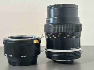 Nikon 55mm f3.5 Macro/Micro Nikkor Pre-Ai Lens & PK3 Adaptor 1:1 Reproduction