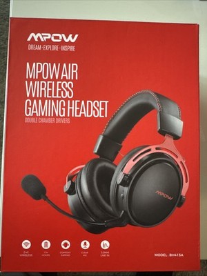 MPOW MPOW AIR WIRELESS GAMING HEADSET M ODEL: BH415A  New In Box  