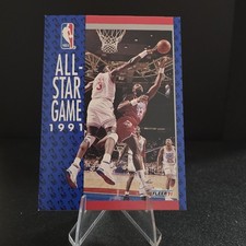 1991-92 Fleer - 1991 All-Star Game Michael Jordan, Karl Malone, Patrick Ewing...