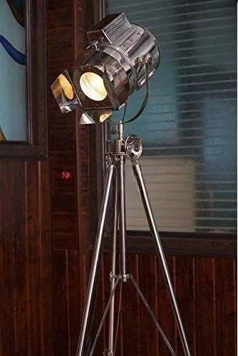 Lampada da terra treppiede luce di ricerca teatro regolabile Disigns vintage ... foto 3