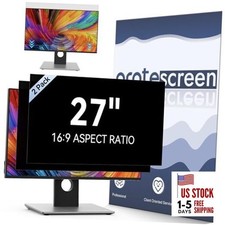 2 Pack Computer Privacy Screen 27 Inch for 16:9 Widescreen Monitor,