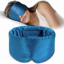 Silk Sleep Mask Soft Pressureless Sleeping Mask 100% Mulberry Silk for Eye Skin 