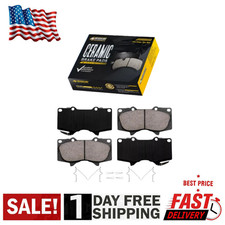 For Toyota 4Runner FJ Sequoia Tacoma Tundra GX460 GX470 Front Ceramic Brake Pads