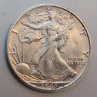 Nice hard-to-find 1943-S Walking Liberty Half Dollar, Nice Strike.