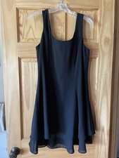 Vintage Hampton Nites Little Black Dress Size 12