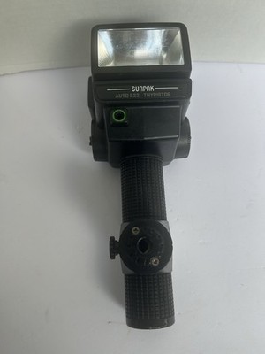 Sunpak Auto 522 Thyristor Electronic Camera Flash Untested 