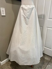 A-line White /Petticoat / Slip /Wedding Underskirt / Halloween Costume
