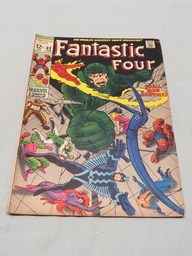 Marvel Comics Fantastic Four #83 February 1969 Fine/Very Fine