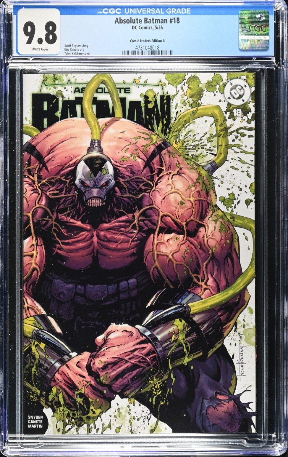 Absolute Batman #18 Comic Traders Exclusive - 2026 - CGC 9.8 - Tyler Kirkham