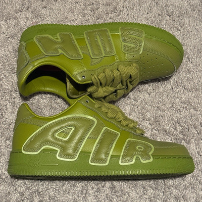 Nike Air Force 1 Low Top Men s Green Lace-Up Athletic Sneaker Rubber Sole