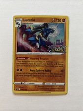 Lucario SWSH186 Pokemon Holo NM Brilliant Stars variant J on eBay