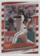 2020 Panini Donruss Optic Choice Freedom Prizm 5/45 Johnny Cueto #122 4l3