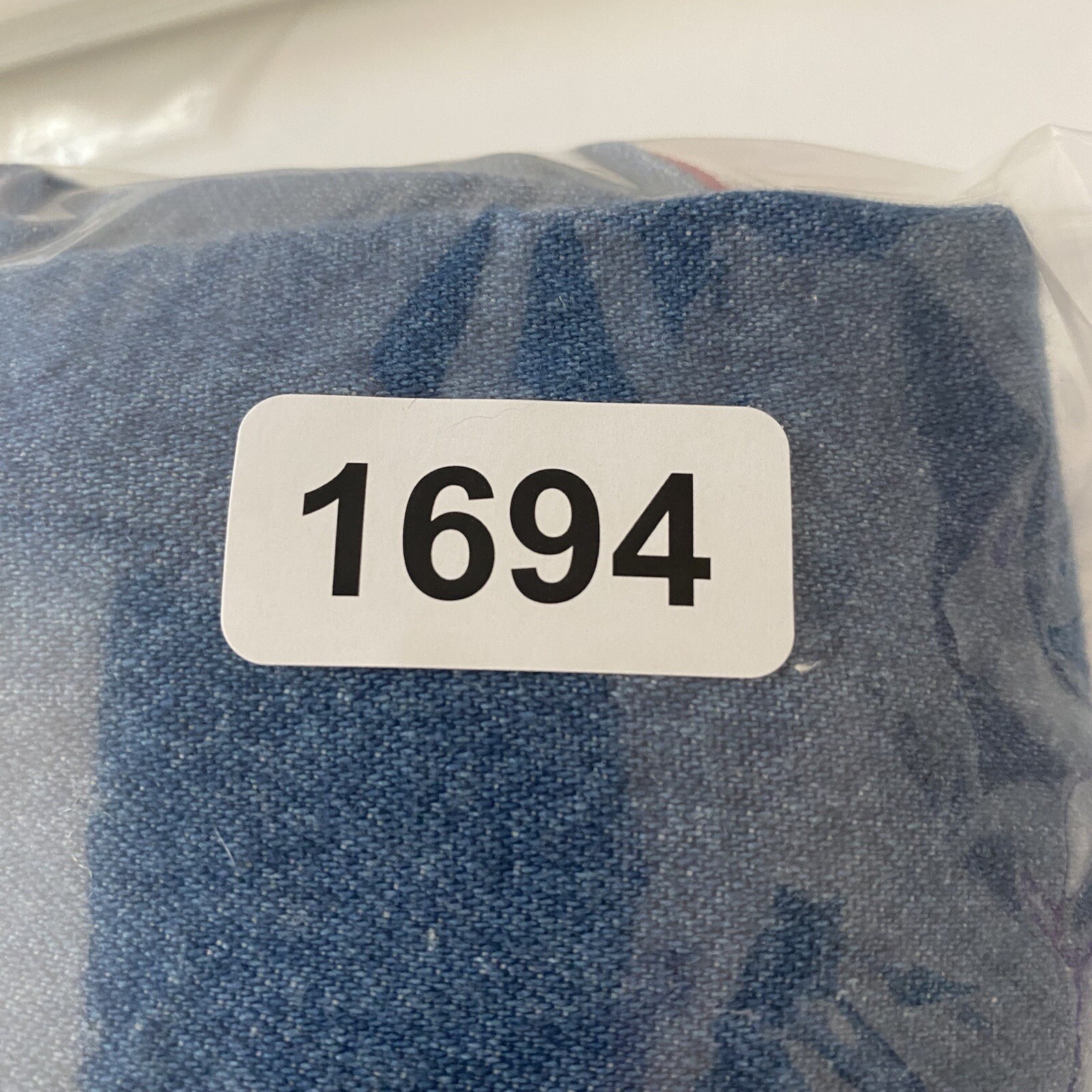 Vtg Denim Patchwork Jacket Womens Medium Quilted … - image 13