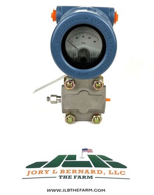 ROSEMOUNT, 1151GP8E, GAGE PRESSURE TRANSMITTER, 0-800PSI, 4-20mA, 45VDC, NIB NEW
