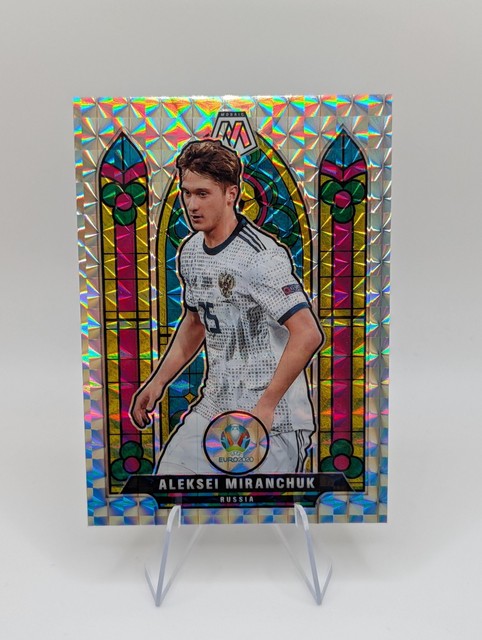 2021 Panini Mosaic UEFA Euro Aleksei Miranchuk Stained Glass #16 Russia Alexey