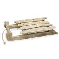 Weihnachtsdeko Schlitten Deko Antik Holzschlitten 34X16Cm Tischdeko Weihnachten