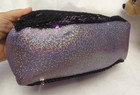 Plush Pet Set Purse w/ Dog Reversable Sparkle Sequins on the Side Silver & Red — photo 6