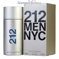 212 Men NYC by Carolina Herrera for Men 6.75oz Eau De Toilette Spray NIB