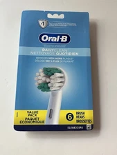 Oral-B Daily Clean Electric Toothbrush Replacement Brush Heads Refill 6 Count