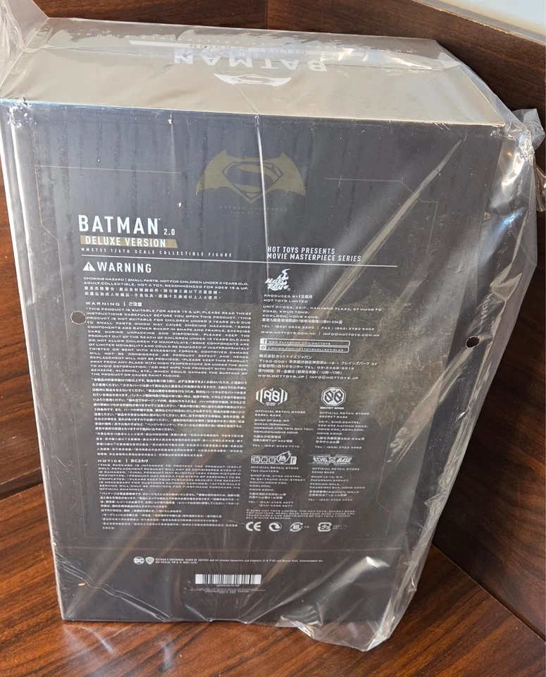 Figura Batman 2.0 escala 1/6 Hot Toys versión de lujo Dawn of Justice MMS732-NUEVA Foto 4 de 4