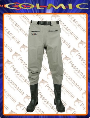 Wader Colmic Taslon Waist Stiefel tg.43 Taucherglocke Spinnfischen Fliegen