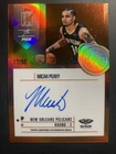 2025-26 Topps Signature Class Sig Blend Orange On Card Auto Micah Peavy RC 17/50