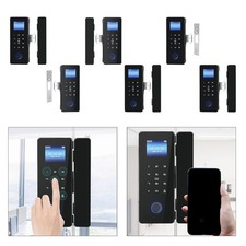 Fingerprint Smart Lock Smart Glass Door Lock for Cabinet Store Bedroom Door