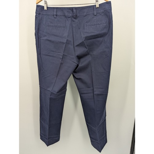 Excellent Condition Navy Blue Duck Head Chino Pants Size 16 Women's Trousers - Picture 2 of 4