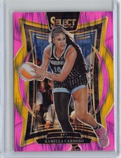 2025 Panini Select WNBA #7 Kamilla Cardoso Pink Flash