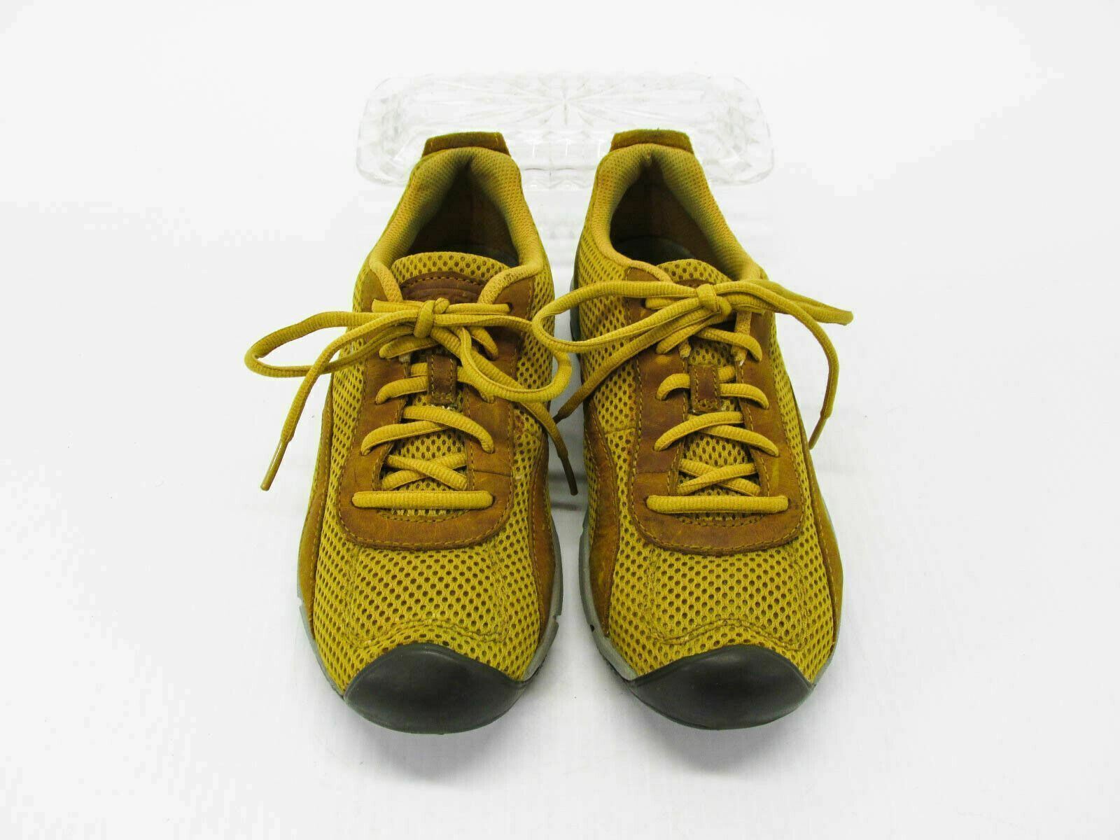 Scarpe donna Keen Auckland taglia 7M giallo senape sneaker usate qp