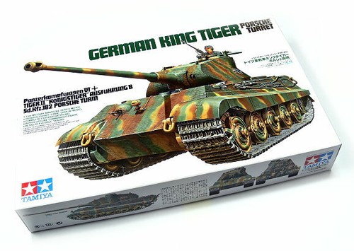 Tamiya German King Tiger tourelle de Porsche 1:35 Scale #35169